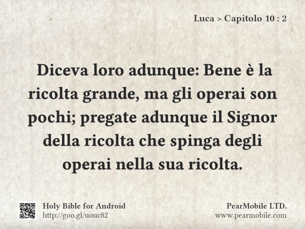 Luca, Capitolo 10:2